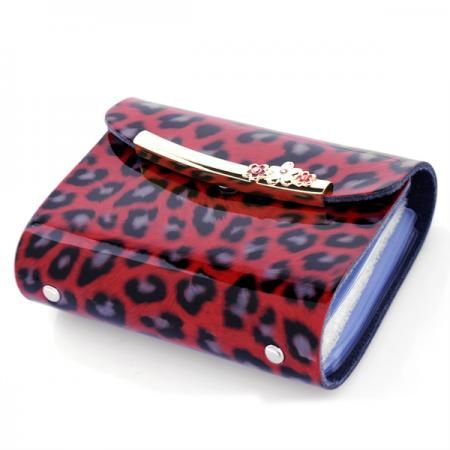 New Stylish Leopard Lady Business Name Card Case Holder  