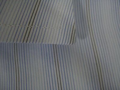 INGHIRAMI ingram italy BLUE STRIPE SHIRT 15.5in 39cm  