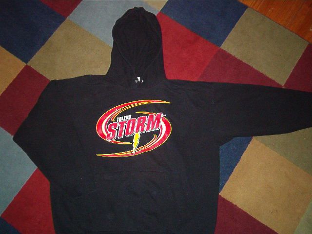 TOLEDO STORM HOODIE sweatshirt Hockey ECHL Minors XL  