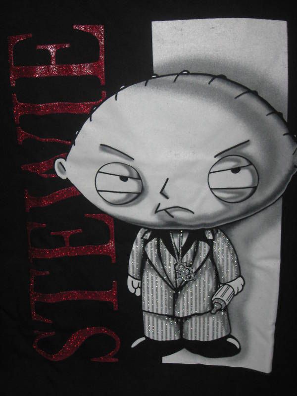 FaMiLy GuY cArTOoN sTeWiE GoDfAtHeR GaNgStEr ShiRt XL*  