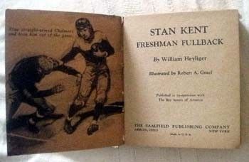 Stan Kent Freshman Fullback Rocky Point Story 1936 RARE  