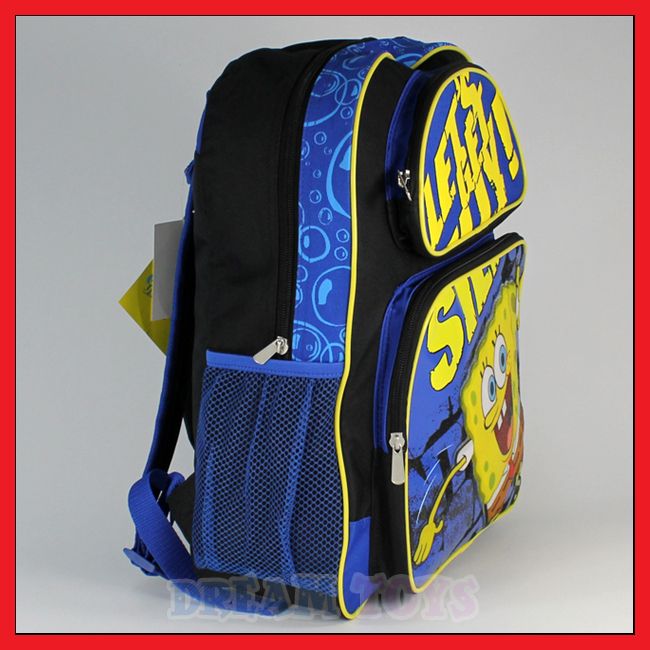 16 Spongebob Squarepants Get Silly Backpack Book Bag L  