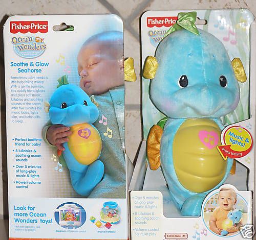 FISHER PRICE OCEAN WONDERS SOOTHE & GLOW SEAHORSE  