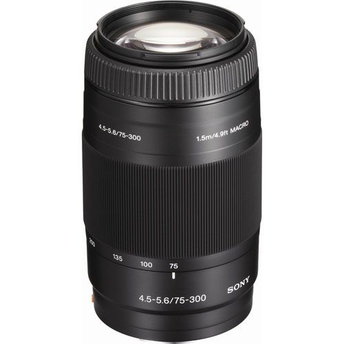 Sony SAL 75300 AF D 75 300mm f/4.5 5.6 Autofocus Lens 0027242239838 