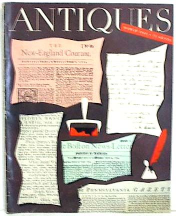 Mar 1954 ANTIQUES Magazine Staffordshire China/Peale  