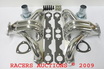 SBC Small Block Chevy Hugger Headers Ceramic Coated GM  