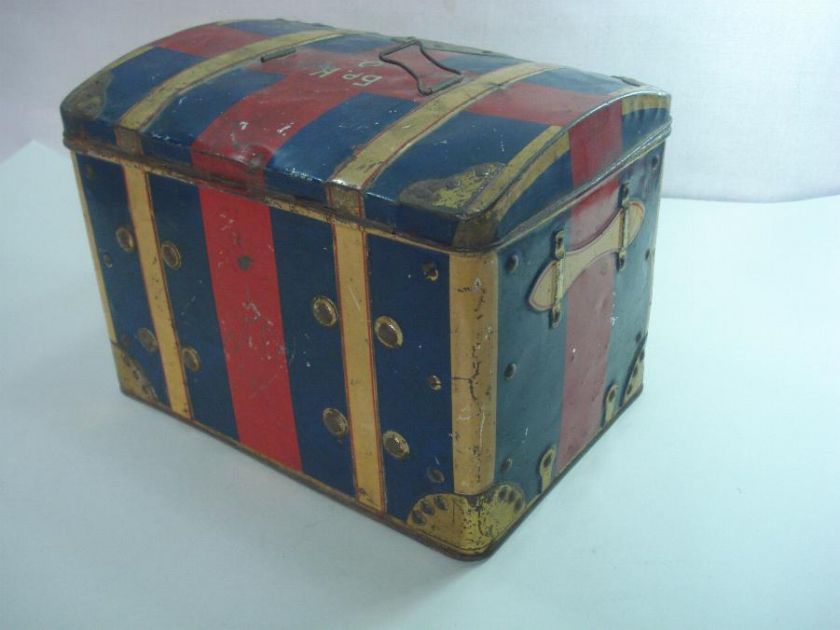 1904 JUDAICA KRAHMALNIKOV BISCUIT TIN LUNCH BOX ODESSA  