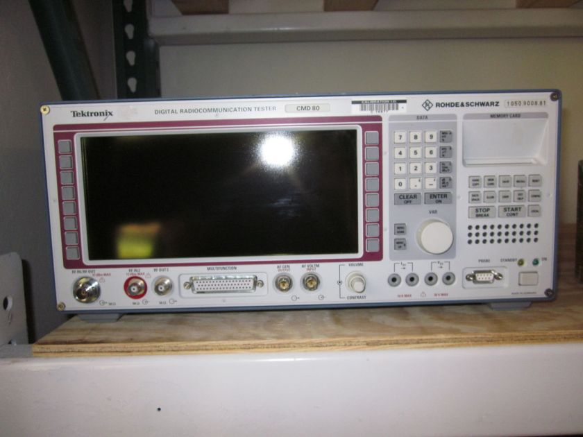 Tektronix (R&S) CMD 80 Digital Radio Tester 14 Day  