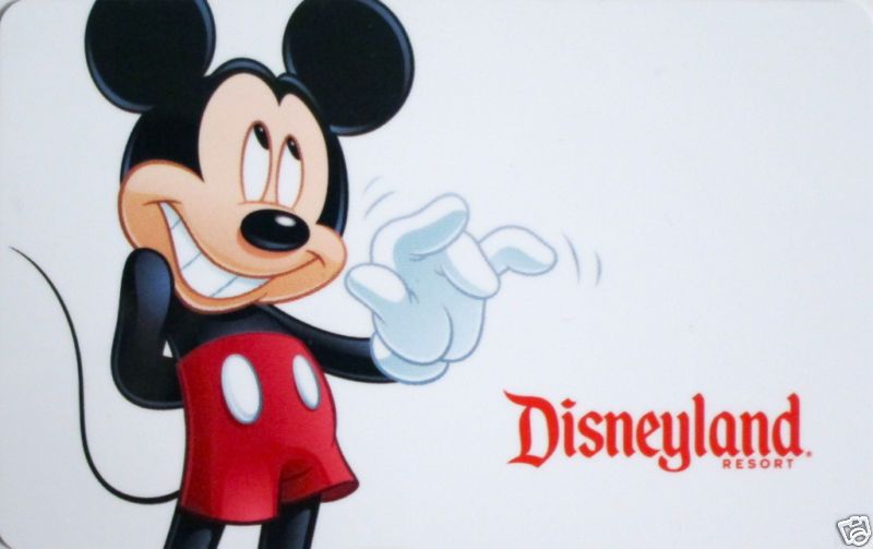 DISNEY Gift Card Mickey COLLECTIBLE NO VALUE  