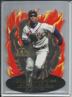 Kenny Lofton 1997 Flair Showcase Hot Gloves  