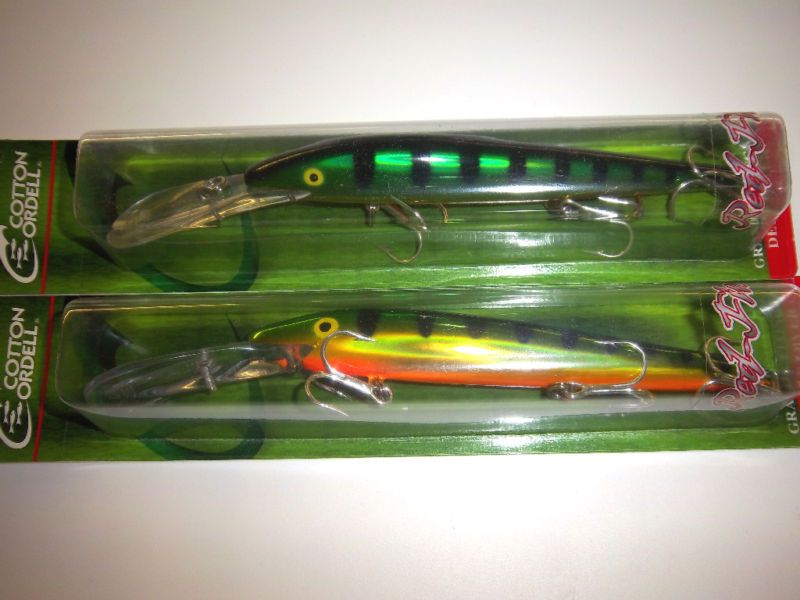 COTTON CORDELL CD 995 / 5 LURES in GOLD PERCH COLOR  