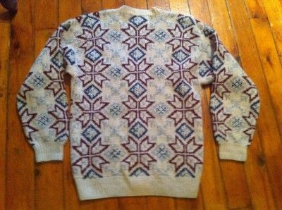 VINTAGE RALPH LAUREN HAND KNIT WOOL SWEATER JACKET LARGE  