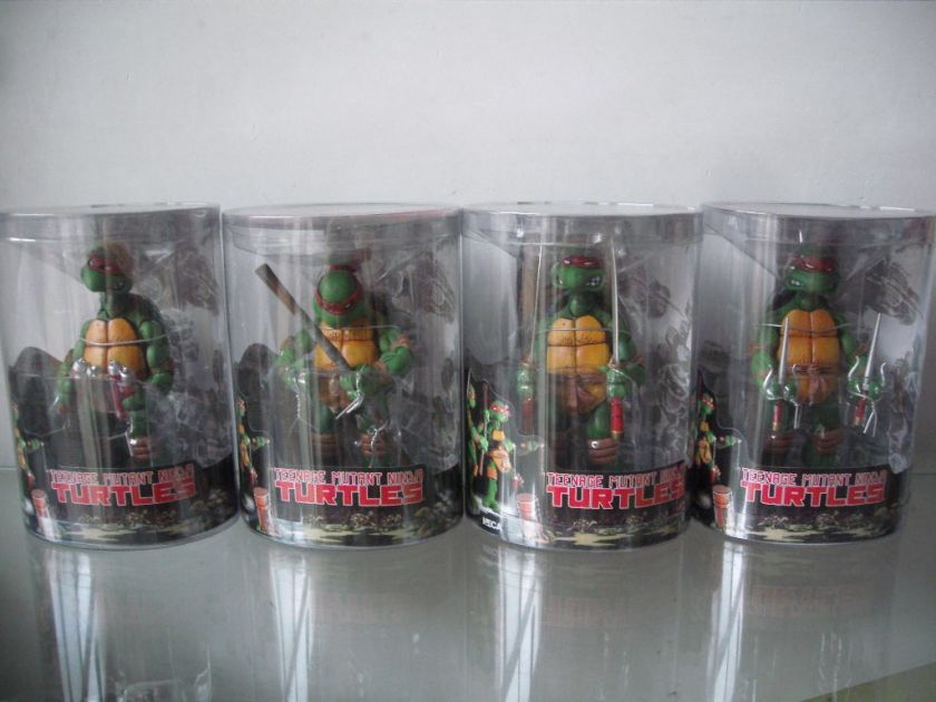 NECA TMNT Teenage Mutant Ninja Turtles figure set 4 pcs Toys NEW in 