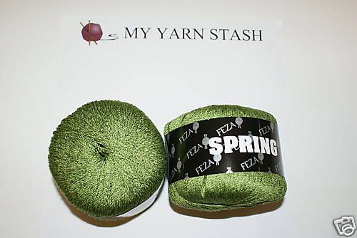 FEZA YARN  SPRING  GREEN #009 LLOT OF 2  