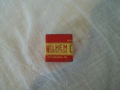 NEW VINTAGE 1  SAUNIER WILHEM BILLIARD CHALK  