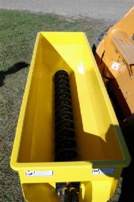 Auger Bucket   Discharging Materials