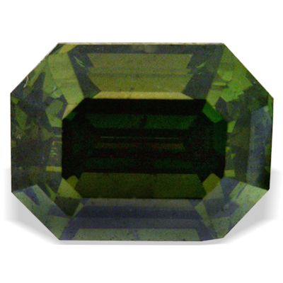 59 ctw PINE GREEN EMERALD CUT LOOSE NATURAL DIAMOND  