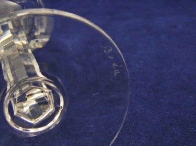 Kosta Boda Rosita Cut Glass/Crystal Wine Goblet  