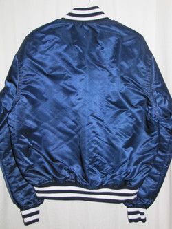 Vintage NEW YORK YANKEES Satin STARTER Auth Diamond Coll DUGOUT JACKET 