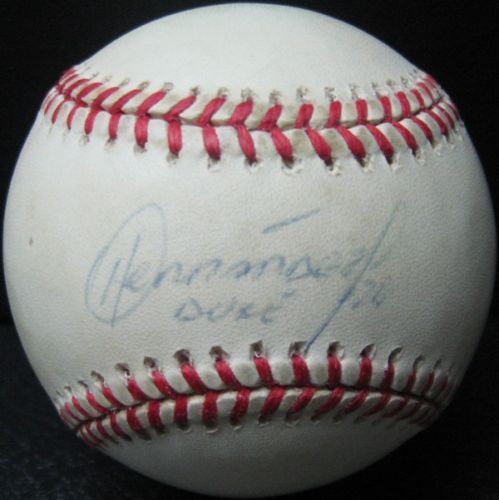 ORLANDO HERNANDEZ Signed Autographed Ball Baseball PSA/DNA F22759 