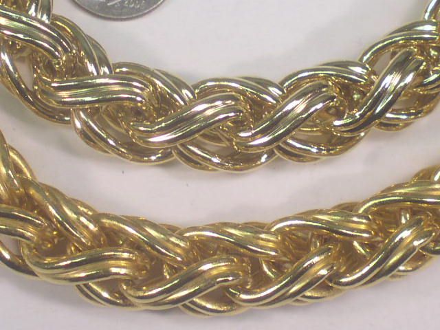 ERWIN PEARL 14KT GOLD GP CHAIN BRACELET #BB 52 G  