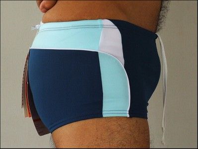 Mens Speedo Square Cut Swim Shorts Turquoise XL 32 34  