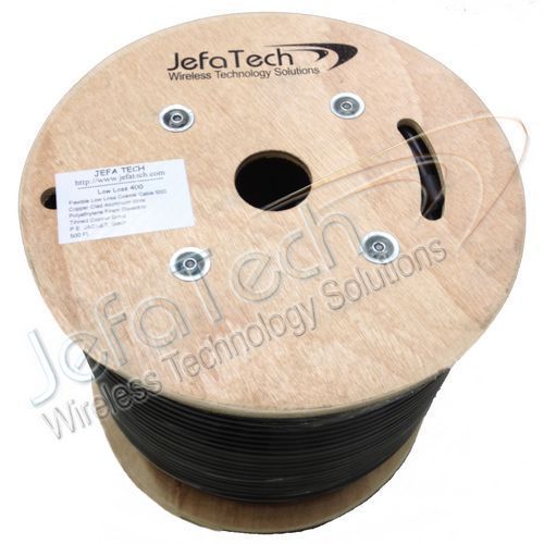 Low Loss 400 Coax   500 Foot Reel   LMR400 LMR 400  