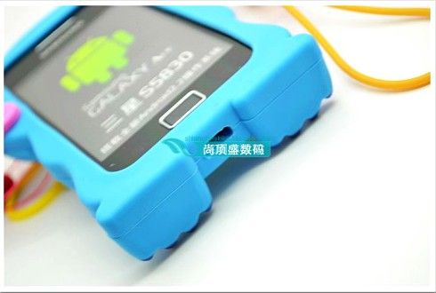 NEW Model Blue / Pink 3D Stitch Silicone Cover Case for Samsung Galaxy 