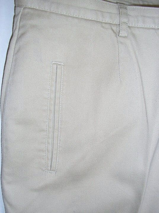 LAURA ASHLEY KHAKI TWILL PANTS UK16 EUR42 US 12 TAPERED  