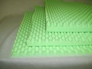 Foam Hospital Bed Pads egg crate green pad Mattress  