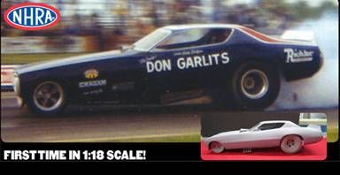 DON GARLITS 1971 CHARGER 1/4 MILE LEGENDS 118 SCALE NHRA   1/24 