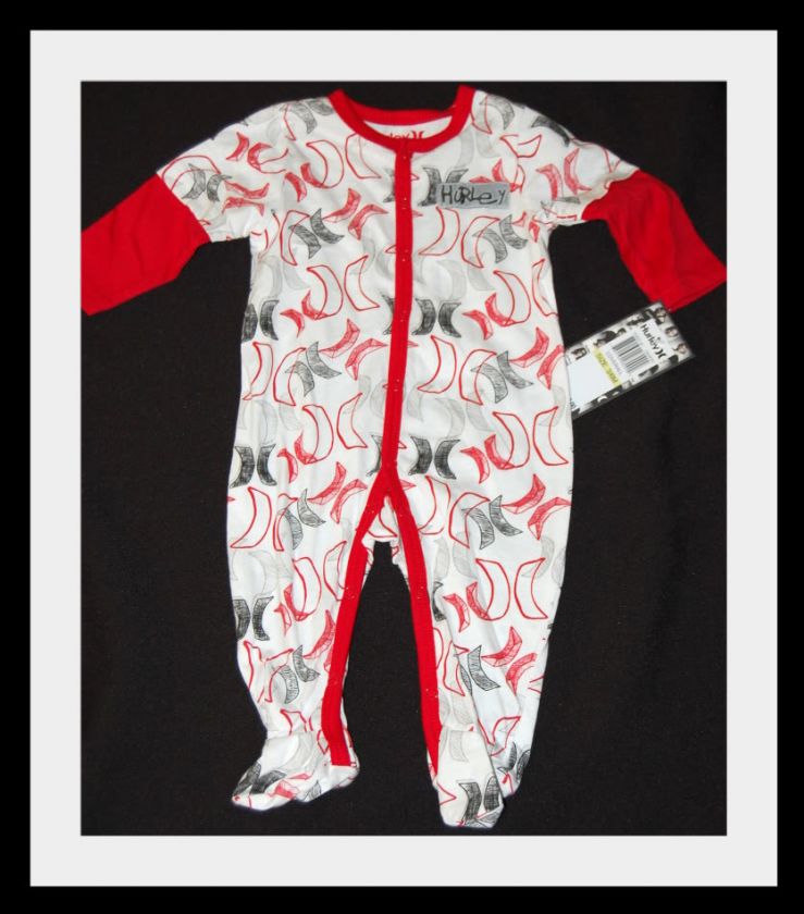 Boys baby Hurley Sleeper Romper Coverall 3 6 months NEW  