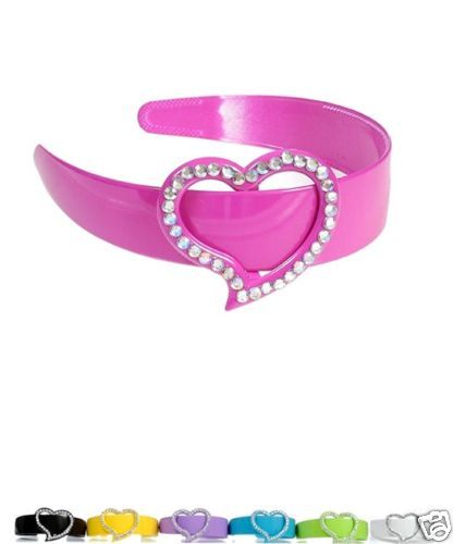 New Womens Hair Accessory Headband Head Band with Heart  