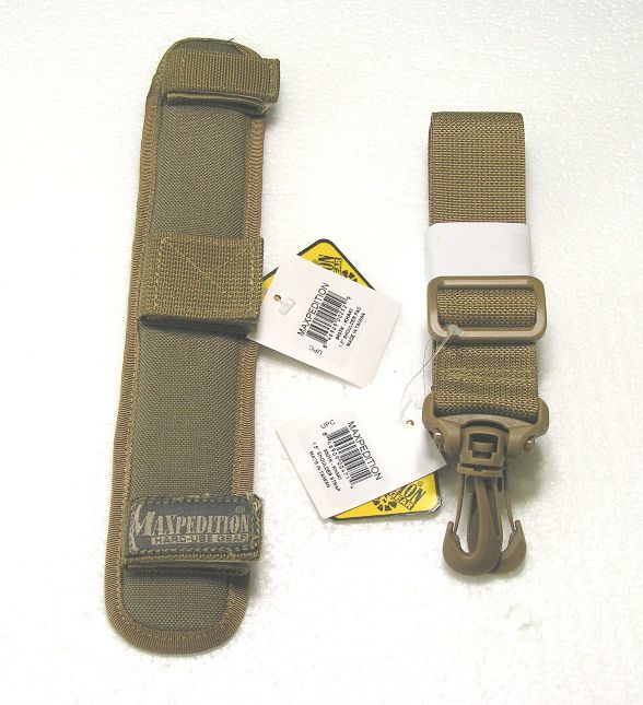 Maxpedition 1.5 Shoulder Strap & 1.5 Pad . KHAKI  