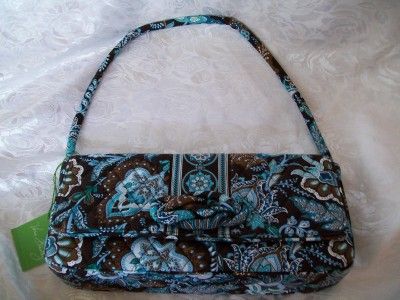 NEW Vera Bradley KNOT JUST A CLUTCH purse JAVA BLUE nwt  