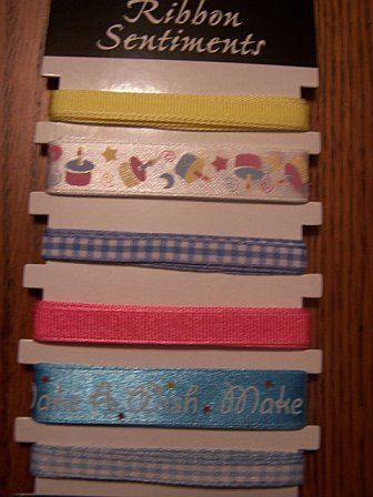   ~BIRTHDAY~grosgrain/nylon~6 yds~cardmaking,scrapbooking, cards  