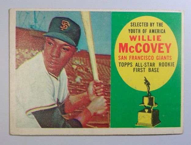 1960 TOPPS BASEBALL #316 WILLIE McCOVEY GIANTS VGEX  