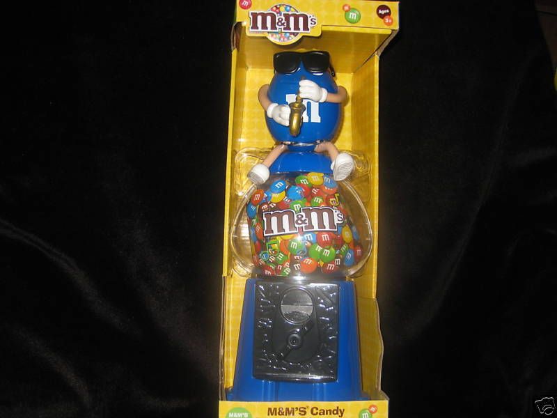 Candy Novelty Dispenser Coin Bank Blue Figure  