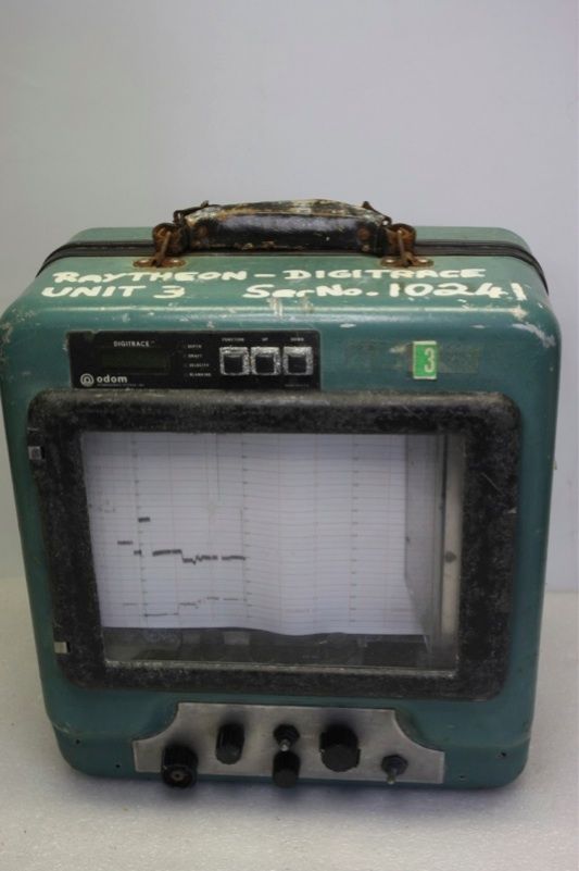 Raytheon DE 719CM Digitrace Single Beam Echo Sounder Survey Fathometer 