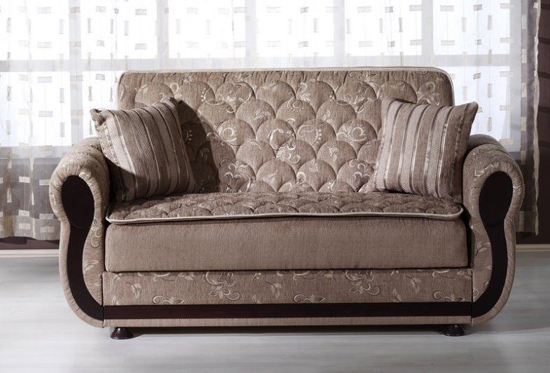 ARGOS BEGUM BROWN SOFA SLEEPER STORAGE CONVERTIBLE  