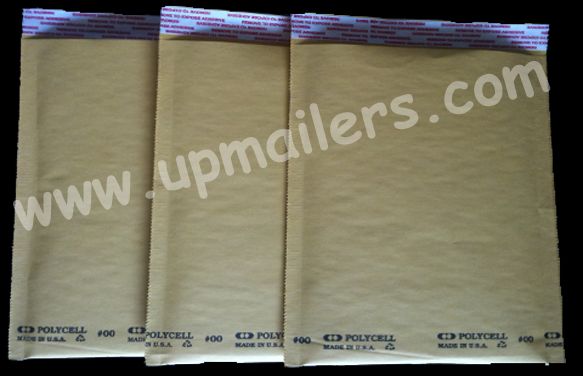 New 100 #000 4x7 KRAFT BUBBLE MAILERS PADDED ENVELOPE  