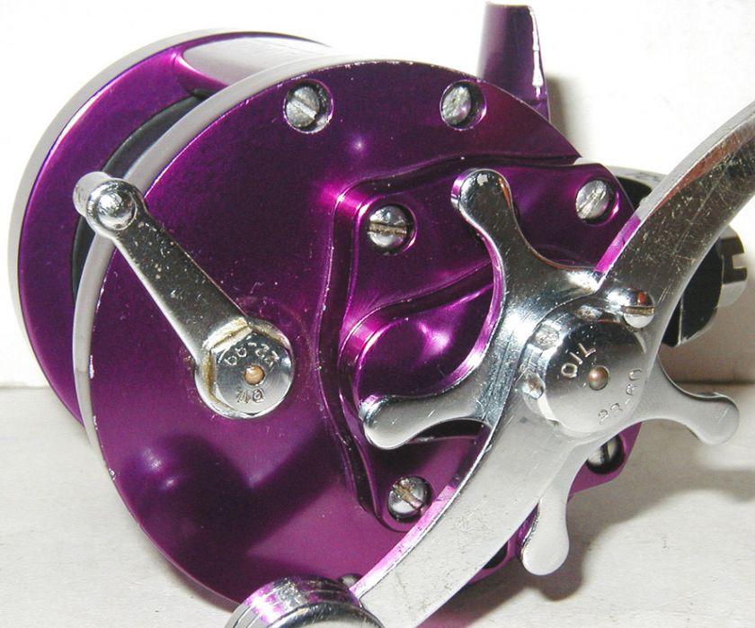 RARE PURPLE Accurate 146 SQUIDDER Conversion REEL~NICE  