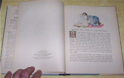 1937 BIBLE CHILDREN ILLUSTRATED PICTURE BOOK OLD STORY  