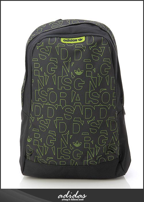 BN Adidas Originals ST HELV Backpack Book Bag Black  