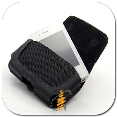 New Leather Case Pouch W Belt CLIP iPhone 4G 4th 4 Gen  