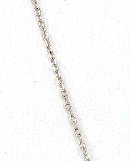 BEAUTIFUL PLATINUM & DIAMONDS BALL PENDANT W/ CHAIN  