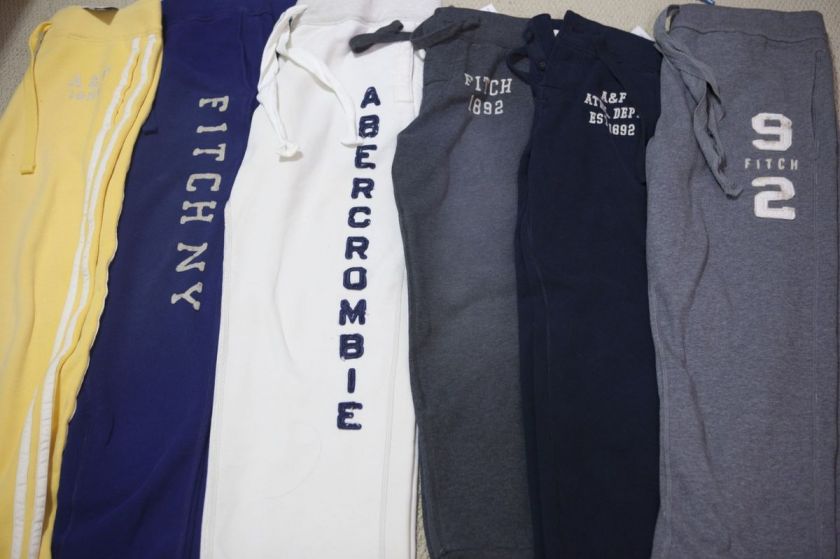 NWT ABERCROMBIE & FITCH MEN SWEATPANTS SKINNY/SUPER SKINNY/SLIM 