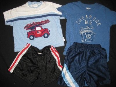   BABY BOY 12 18 MONTHS SPRING SUMMER CLOTHES LOT OUTFITS SHIRTS SHORTS