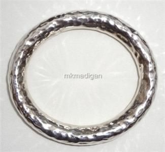 Silpada Rare Sterling Silver Oval Bangle Bracelet B1117 Retired Boxed 