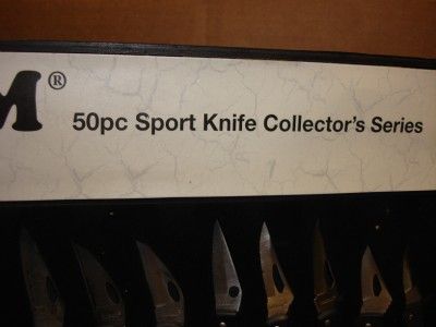 MAXAM 50PC SPORT COLLECTORS SERIES KNIFE SET NEW  